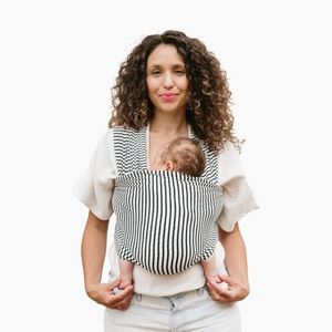 Black and White Striped Solly x Babylist Wrap